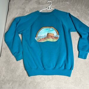Vintage B. Witt Noah’s Arc Hanes Her Way Sweatshirt Women's size XL‎ Made in USA